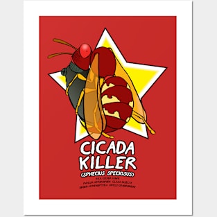 Cicada Killer Posters and Art